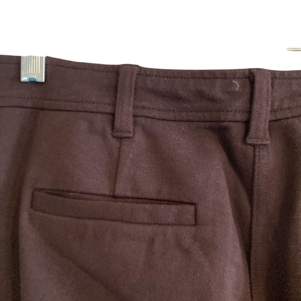 Eileen Fisher Maroon Bootcut Pants Womens Sz 28 Stretch Mid Rise Business Comfy - Picture 13 of 16